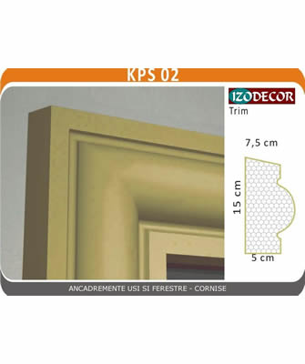 Profile polistiren decorative